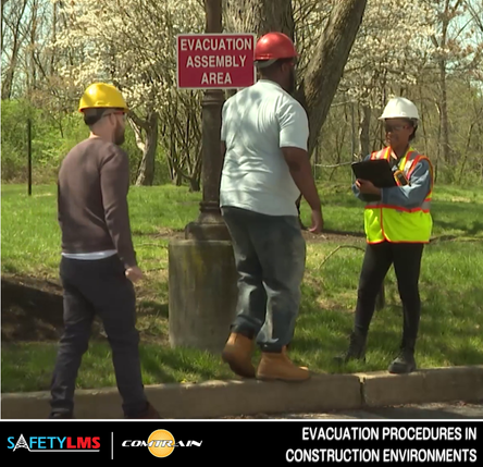 Evacuation Procedures in Construction Environments