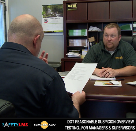 DOT Reasonable Suspicion Overview Testing… for Managers and Supervisors