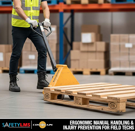 Ergonomic Manual Handling and Injury Prevention for Field Technicians 